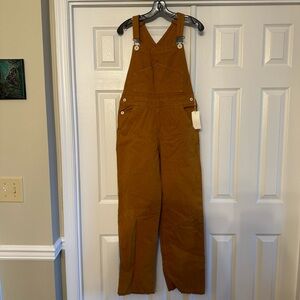 NWT Jesse Kamm Overalls in Cork, Size XS, 100% Organic Cotton Canvas